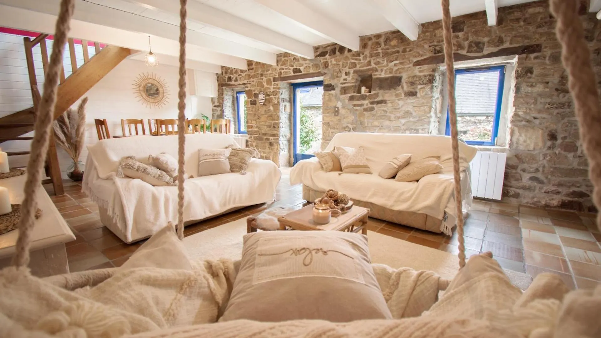 Ti Vaen I Maison Traditionnelle Bretonne & Sauna Lanveoc Holiday home